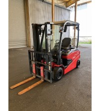 Xe nâng điện ngồi lái 2.5 tấn Nichiyu, chiều cao nâng 3 mét, xe nâng Nhật bãi đời cao 2021, Model NYK FBB25PN